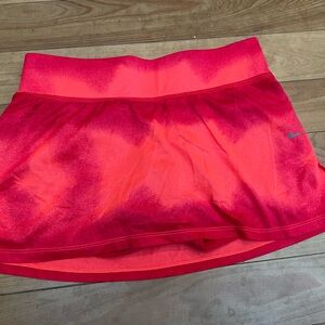 Nike Dri-FIT Red/Orange/Pink Athletic Shorts Skirt Skort Small NWOT